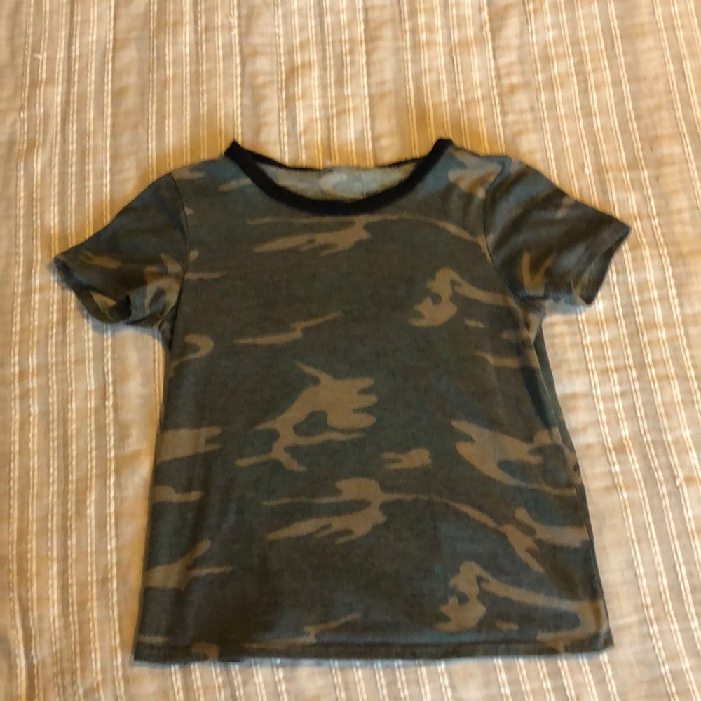 Camo Crop Top